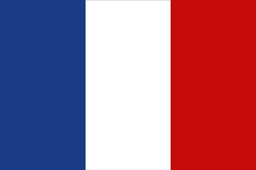 A flag of France