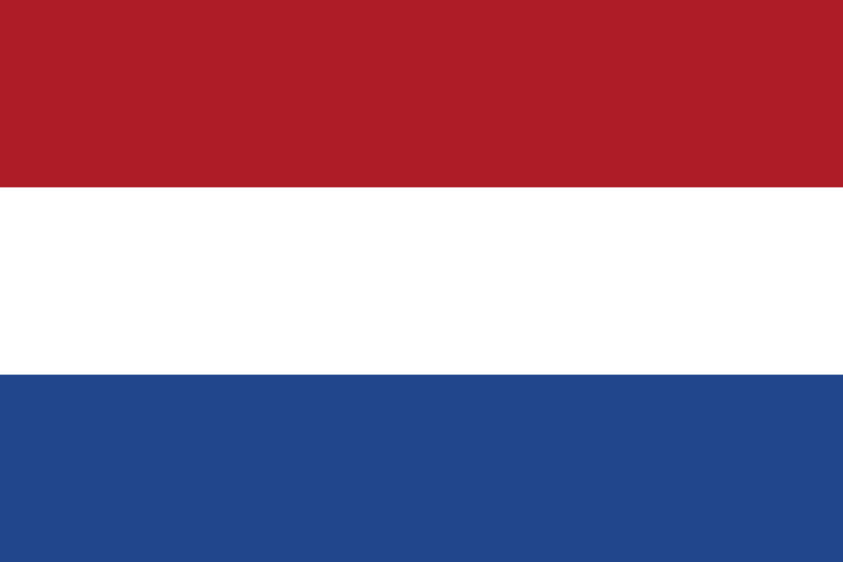 A flag of Netherlands