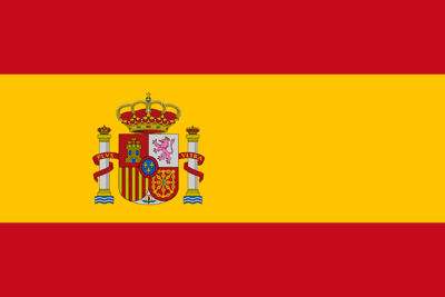 A flag of Spain